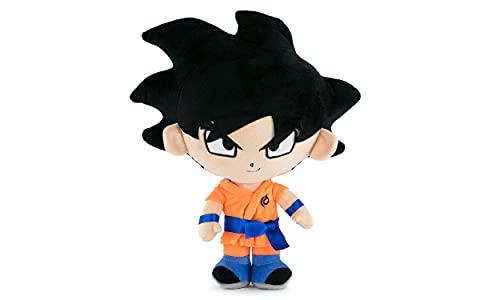 Play by Play Peluche dei personaggi di Dragon Ball Super, Goku, Piccolo, Vegeta, Beerus, Majin Bu, qualità super morbida (23-27 cm, Goku Moreno)