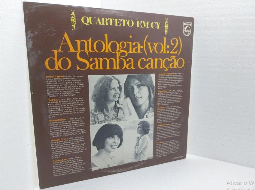 LP Vinil Quarteto Em Cy - Antologia Do Samba Canção Vol. 2 (1976) Philips