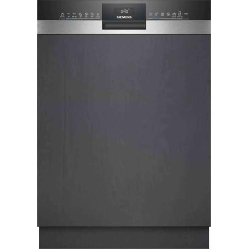 Siemens iQ300, lavastoviglie parzialmente integrata, 60 cm, in acciaio inox, SN53HS10TE