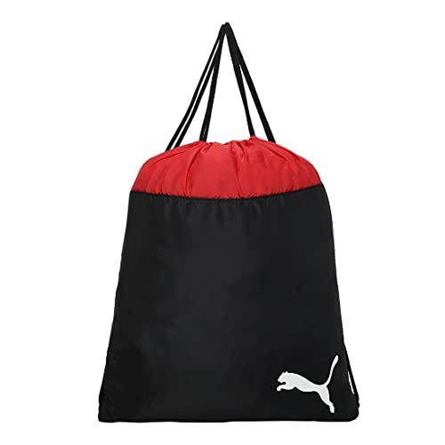 PUMA Unisex - Adulto Sacca Sportiva, Poliestere, Puma Red - Puma Black, Taglia Unica