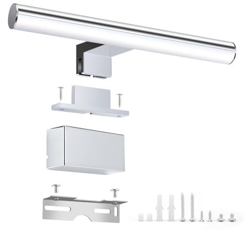 NBEASTKEY Lampada Specchio Bagno, luce specchio bagno led 557-30 Cromo 11.8