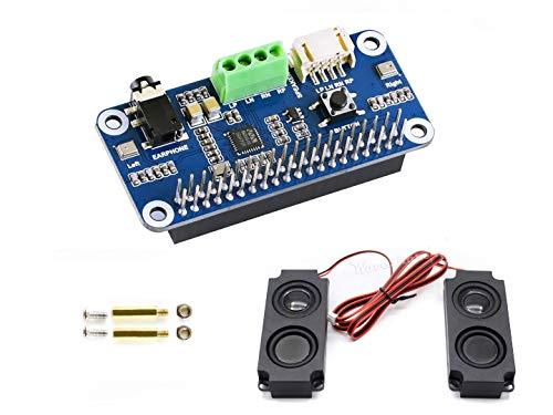 WM8960 Hi-Fi Sound Card HAT Audio Module for Raspberry Pi Supports Stereo Encoding/Decoding Hi-Fi Playing/Recording directly Drive Speakers to Play Music,I2S I2C Interface