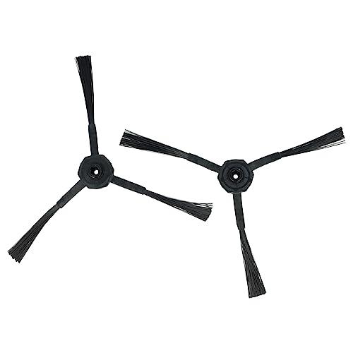 vhbw 2X Spazzola Laterale Compatibile con Ariete Briciola 2712, 2711, 2717 Robot aspirapolvere - Set spazzole, Nero
