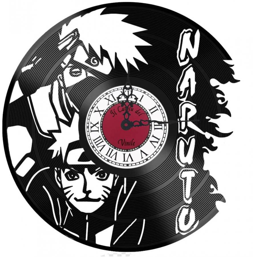 Orologio da Parete in Vinile anime, idea regalo per gli amanti dell'anime naruto, kakashi