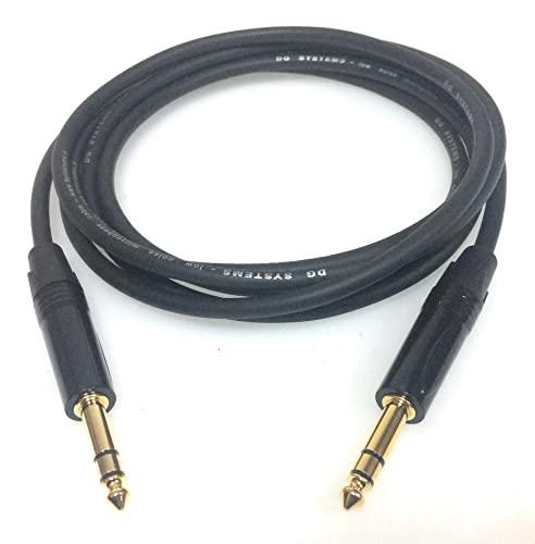 DG Systems - Cavo Jack stereo 6.3mm TRS - Made in Italy