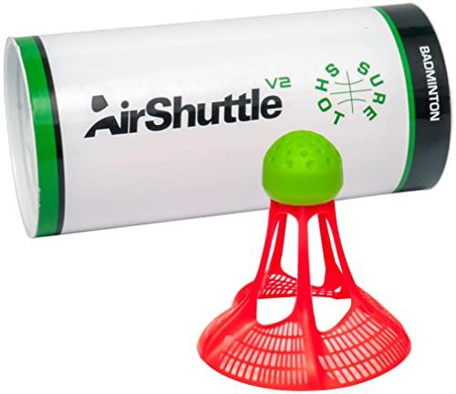 Sure Shot Air Badminton Shuttle V2-Confezione da 3 Unisex, Rosso, Taglia Unica