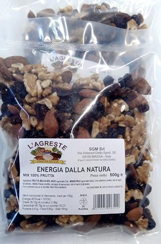 L'AGRESTE - MISTO ENERGIA 100% FRUTTA (NEW) 1 Kg (nr 2 confezioni da 500g)