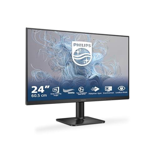 Philips 24E2N1110 - Monitor Full HD da 24 pollici, 120 Hz, sincronizzazione adattiva. (1920x1080, 1x D-Sub, 1x HDMI 1.4) nero