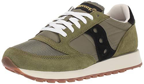 Saucony Jazz Original Vintage, Sneaker Uomo, Verde Nero, 45 EU
