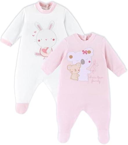 Chicco Set Tutine in Ciniglia con Piedino Invernale (Pacco da 2) Unisex-Bimbi