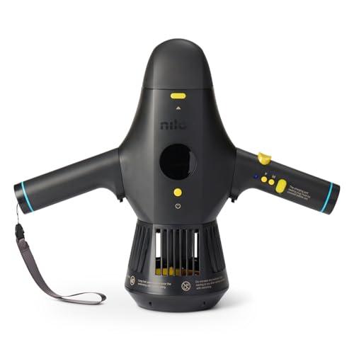 Nilox Waterscooter, Acqua Scooter Elettrico per Sup e Immersioni Fino a 5 m di Profondità, Fino a 60 min di Utilizzo, 2 Velocità fino a 5 km/H, Facile da Trasportare, Colore Nero