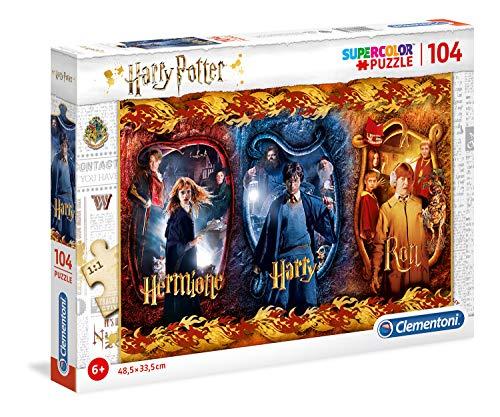 Clementoni - 61885 - Supercolor Puzzle - Harry Potter - 104 pezzi - Made in Italy - puzzle bambini 6 anni