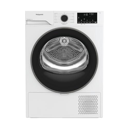 Hotpoint Ariston HPT 93D BS IT – Asciugatrice 9 Kg A Pompa di Calore, Libera Installazione, Classe D, PetHair Care, Gentle Care, Riduzione Delle Pieghe. 84,6 x 59,8 x 60,7 cm