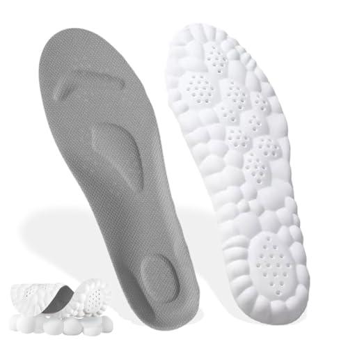Solette in Memory Foam con Supporto per l'Arco Plantare, Inserti per Scarpe da Ginnastica, Traspiranti e Ammortizzanti, Comode per Ammortizzazione (39-40)