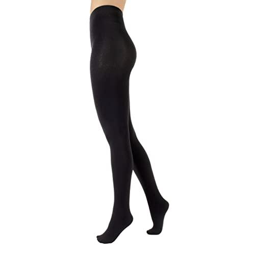 Cette Pack 1/2 Paia – Collant Termici con Interno Felpato, Collant Opachi, Calze invernali | 300 DEN | Nero | S/M, M/L, L/XL, XXL, 3XL (S/M, Nero)