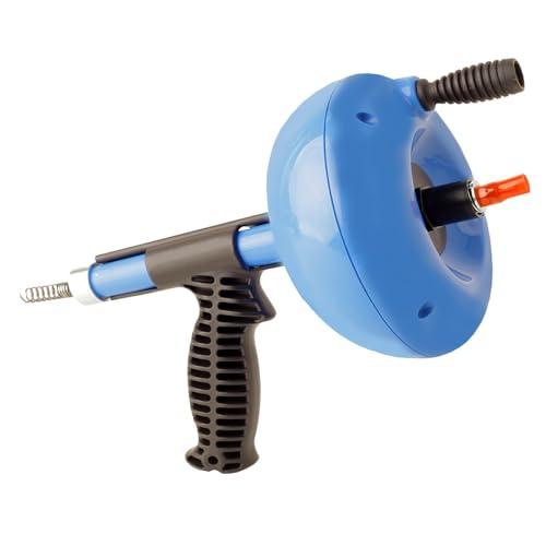 THORQUE - Sonda Sturatubi con Attacco a Trapano 7.6M, Stura Lavandini e Scarichi per Interventi Fai da Te, Molla Sturatubi e Sturalavandini Professionale, Coclea di Drenaggio