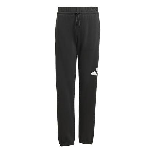 adidas ESSENTIALS PANTS, pantaloni della tuta Unisex - Bambini, Black/White,