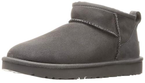 UGG Classic Ultra Mini, Stivali da donna, Grigio, 39 EU