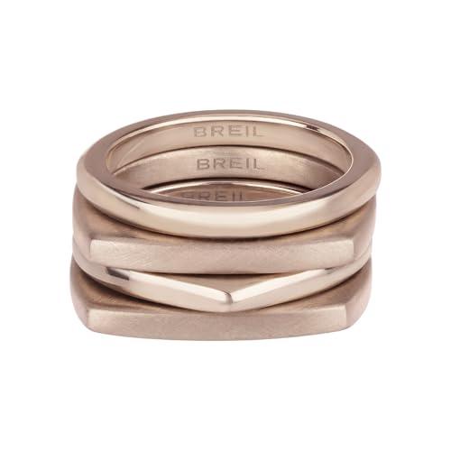 Breil Anello collezione NEW TETRA in acciaio colorato per donna IT 16