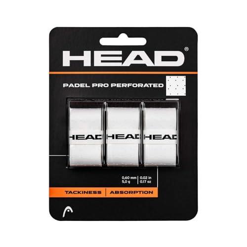 Blister 3 Pcs. Overgrip Head Padel Pro Perforato Bianco