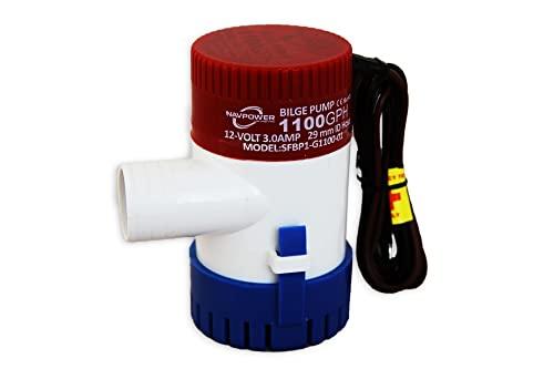 NAVPOWER Pompa di Sentina Performante - e Camper (1100 GPH 12v)