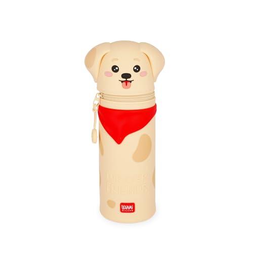 Legami - Kawaii Astuccio Scuola 2 in 1 in Morbido Silicone, Golden