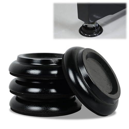 Piatti per Ruote Del Pianoforte, Piano Caster Cups, Protezione Delle Gambe Del Pianoforte, Antiscivolo, Insonorizzato, Protegge Pavimenti, Adatto per Pianoforti, Divani, Letti, 4 Pezzi