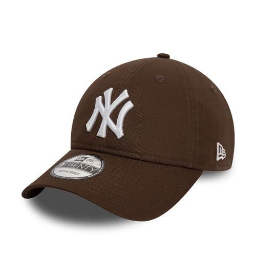 New Era New York Yankees MLB League Essential Marrone 9Twenty Berretto Regolabile