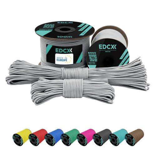 EdcX 2 mm Nylon Paracord 275 (15, 30, 50 And 100 m)– 100% Nylon Rope, 3-Strand Cord, Nylon Cord 2 mm in Many Colours (White, 15 m)
