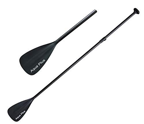 Aqua Plus Pagaia 3Piece per SUP Tavola da Paddle in Piedi (Nero, 65-82 Pollici)