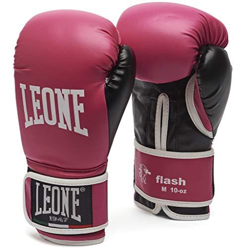 LEONE 1947, Guantoni Junior Flash, Unisex bambini, Fuxia, 6 OZ, GN083J
