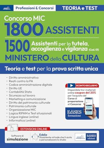 Concorso MIC. 1500 Assistenti alla tutela, accoglienza e vigilanza