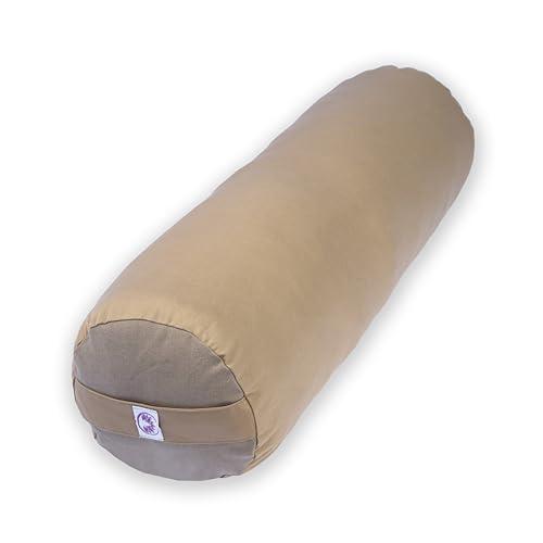 Bolster Yoga Sfoderabile in Cotone Naturale Artigianale