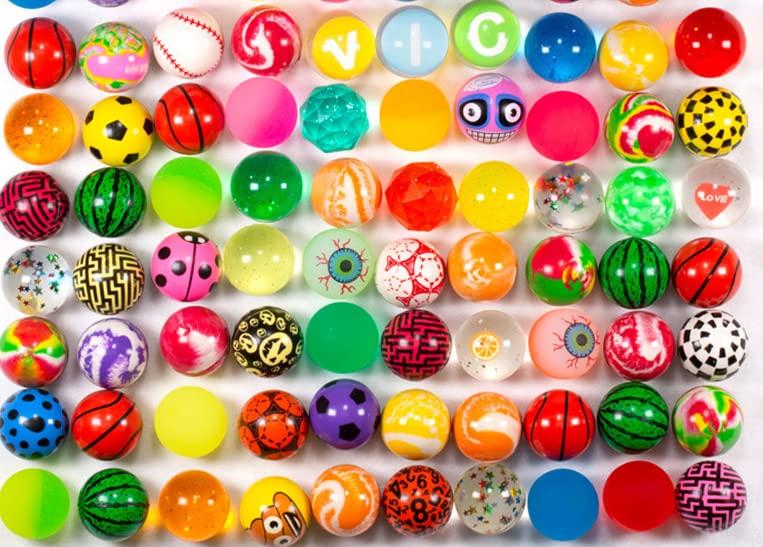 PIQIUQIU 24 Palline da 28 mm, per Bambini, Feste di Compleanno dei Bambini, Colore Casuale
