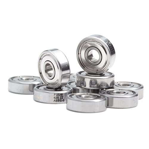 Cuscinetto a sfera 625ZZ, 5 x 16 x 5 mm, ABEC-5, doppia placca, in miniatura, cuscinetti a sfera, 625-ZZ, per tutori Makefr RS CNC 32 (pick da 10 pezzi)