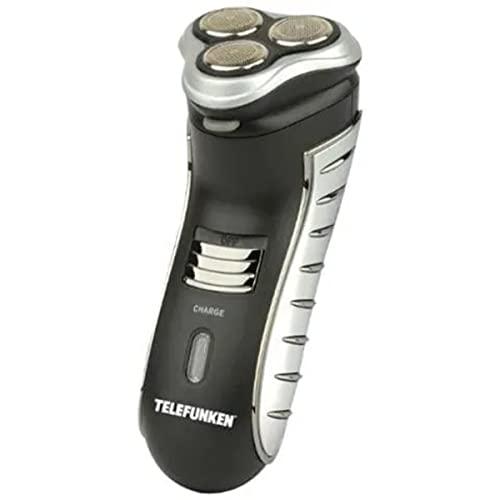 Rasoio elettrico ricaricabile 3 Lame rotanti colore Nero - M06768