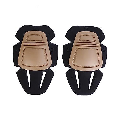 ACEXIER Tactical Pants Combat Protective Knee Pads Cotone TPE Paintball Airsoft Knee Protective Militare Trekking Sport (RG)