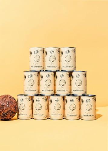 KoRo - Latte di cocco a basso contenuto di grassi bio | 12 x 400 ml