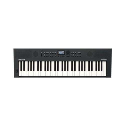 Roland GO:KEYS 5 Music Creation Keyboard | Tastiera a 61 Note | Generatore ZEN-Core Con Oltre 1.000 Suoni Integrati | Diffusori Stereo Incorporati | Ingresso per Microfono – Grafite