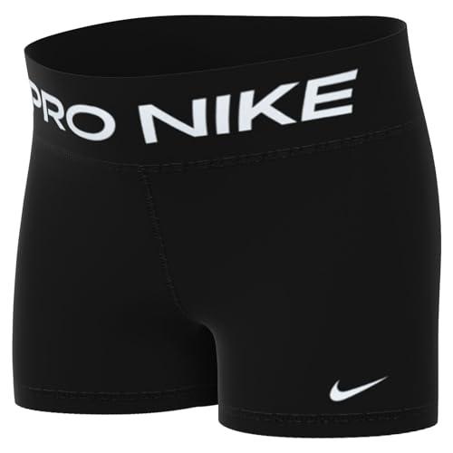 Nike Dry Fit 3in, Pantaloncini Unisex Bambini E Ragazzi, Black/White, S 128-137 cm