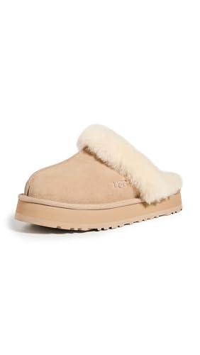 UGG Women's DISQUETTE Slipper, Sand, 7