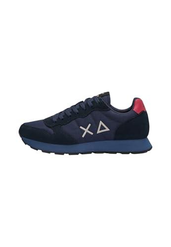 SUN68 Uomo Sneakers Basse Z45101 Poliestere Blu Scuro 43