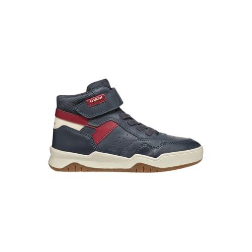 Geox J Perth Boy F, Scarpe da Ginnastica Bambini e Ragazzi, Blu B, 39 EU