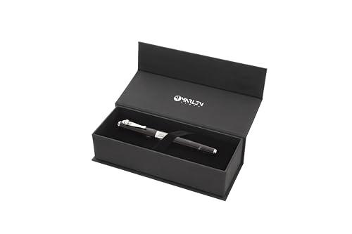 MARLEN Penna Roller l'Arma di Calliope, Penna Arma dei Carabinieri, Collezione Forze Armate, Confezione Regalo, Made in Italy