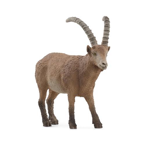 schleich 14873 Stambecco, da 3 anni, WILD LIFE - Figura, 5 x 9 x 3 cm