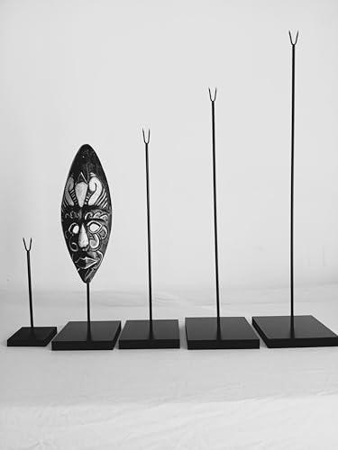 Piedistallo per maschera, supporto, espositore, 5 altezze a scelta, adatto a tutti i tipi di maschere (32 cm)