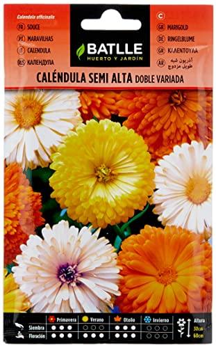Batlle – Semi di Fiori – Calendula Semi Alta Doppia in miscuglio