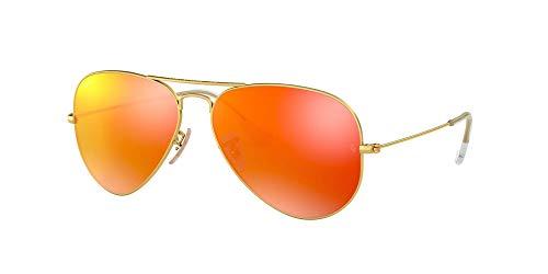 Ray-Ban RB3025 Aviator Occhiali da Sole Unisex Adulto, Gold (gold)
