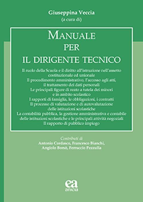 Manuale per il dirigente tecnico