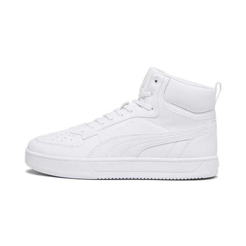 PUMA Caven 2.0 Mid, Sneaker Unisex-Adulto, White Silver, 42.5 EU